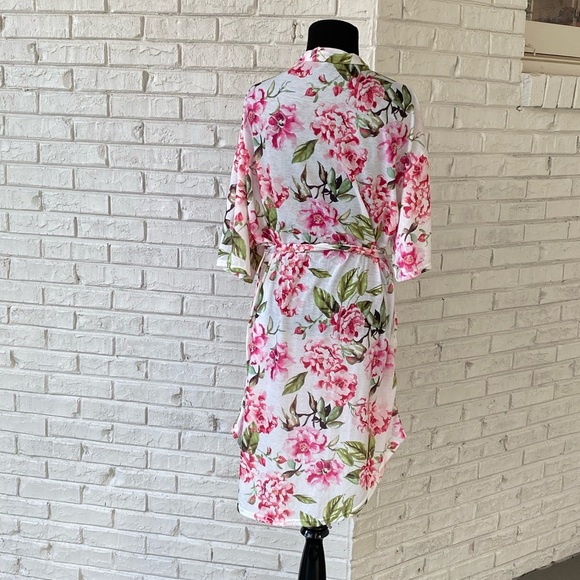 Show Me Your MuMu Floral Kimono Robe Dressing Gown - Picture 4 of 8